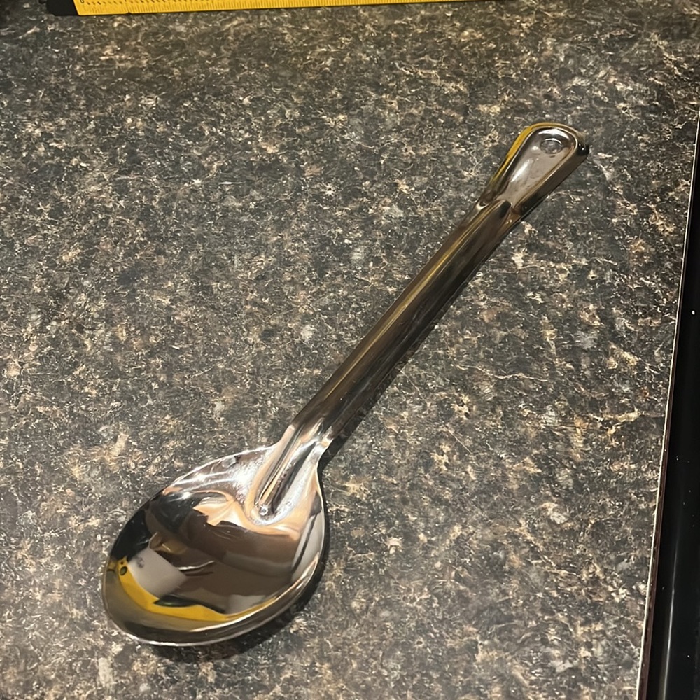 Large Stainless Steel Serving Spoons Commercial Kitchen Utensils 13 inch